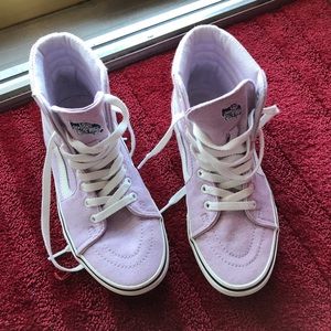 Vans canvas SK8 high top sneakers